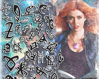Temporary Tattoos | Realistic | Waterproof Fake Tattoo | Cosplay Accessory | Shadowhunters | Halloween Costume |  Con Prop | FULL SET
