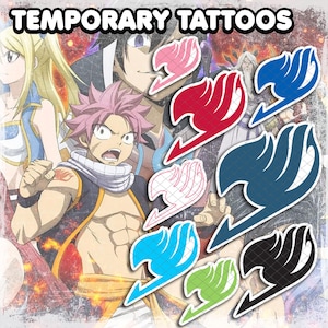 Fаiry Tаil | Temporary Tattoos | Realistic | Cosplay | Costume | Tattoos | Fake Tattoo | Waterproof | Halloween