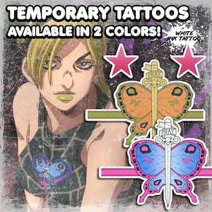 Jоlуnе | Temporary Tattoos | Realistic | Butterfly Tattoo | Star | Arm Tattoo | Cosplay | Costume | Waterproof | Halloween | FULL SET