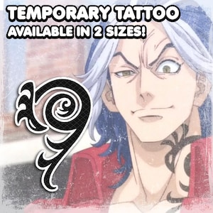 Tаiju | Temporary Tattoo | Realistic | Neck Tattoo | Cosplay | Costume | Tattoos | Fake Tattoo | Waterproof | Halloween