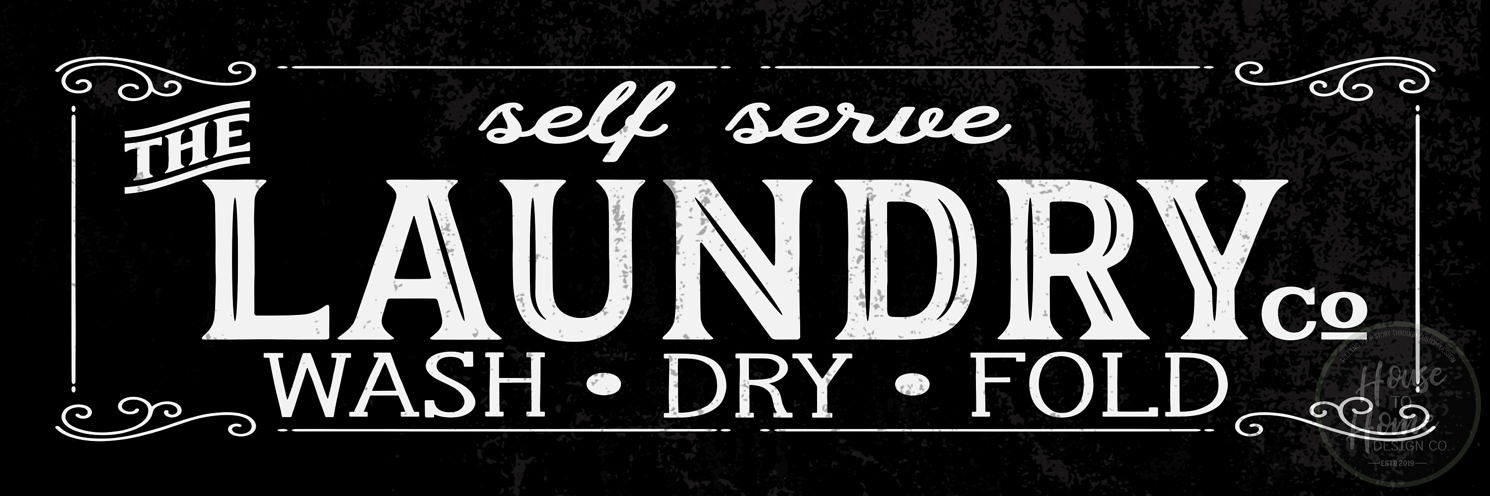 The Laundry Company Wooden Framed Laundry Room Sign Etsy