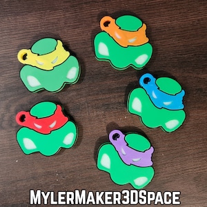 Leonardo / Michelangelo / Donatello / Raphael / Teenage Mutant Ninja Turtles sleutelhangers | TMNT-sleutelhanger (afzonderlijk verkocht)