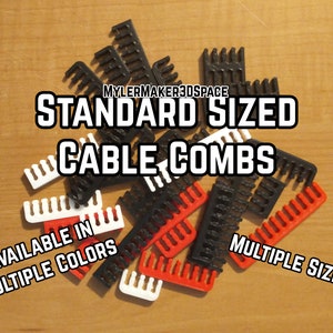 Standard Size (16g) Cable Combs for PSU Cables - PC Gaming / Computer Tower
