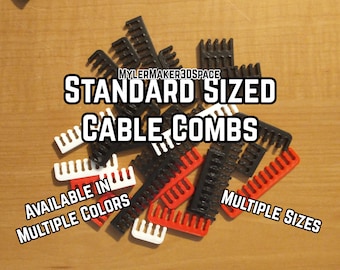 Standard Size (16g) Cable Combs for PSU Cables - PC Gaming / Computer Tower