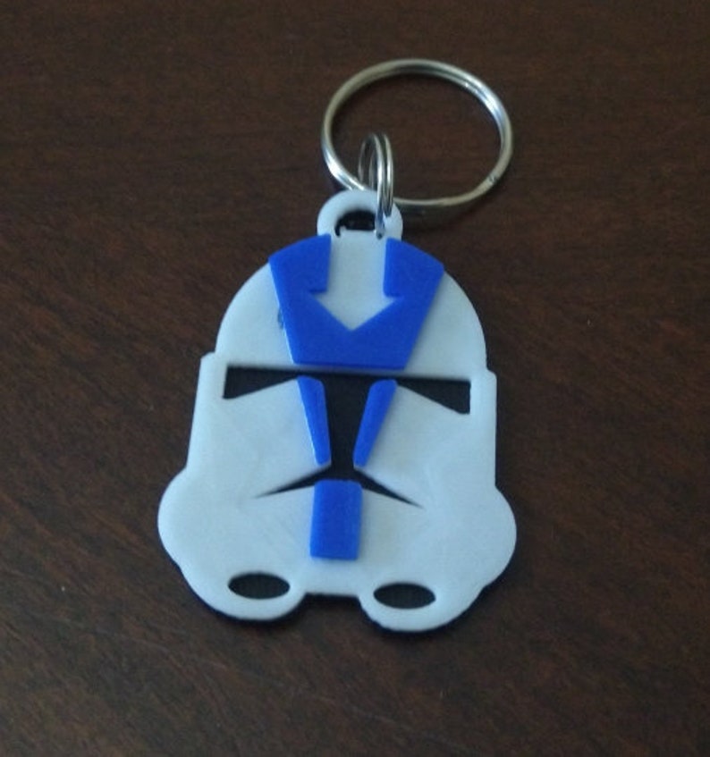 501st Legion Helmet Keychain Star Wars / the Clone Wars / Etsy