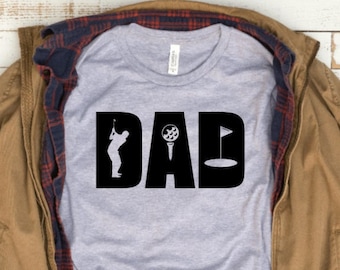 Golfing Dad T-shirt: Father's Day Gift for Him