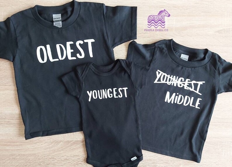oldest middle and youngest shirts