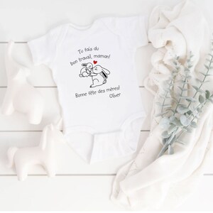 You Are Doing a Great Job Mommy Bodysuit, First Mother's Day One Piece, Happy Mother's Day Shirt, Personalized Gift for Mom image 3