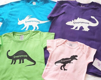 Cousinsaurus/ Matching Cousin T-shirts/ Dinosaur Shirts