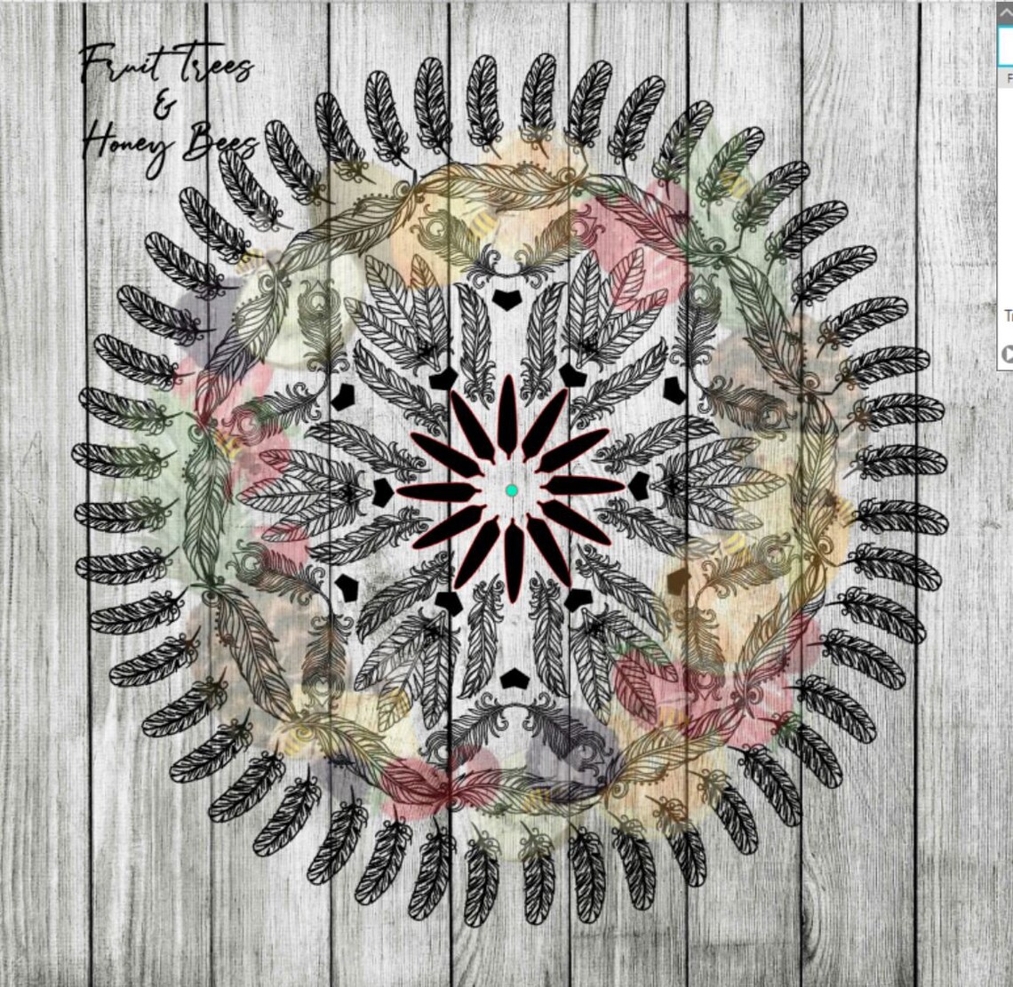 Feather Mandala SVG - Etsy