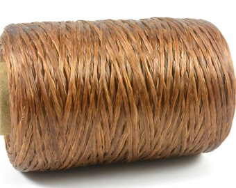 BROWN 300-Yard Spool Artificial Deer Sinew Waxed Poly Thread for Beading Craft and Sewing (1 Single Spool, 5-Ply, 8 Ounces) FREE SHIPPING