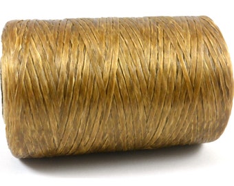 Kulay NATURAL 300-Yard Spool Artificial Deer Sinew Waxed Poly Thread for Beading Craft and Sewing (1 Single Spool, 5-Ply, 8 Ounces)