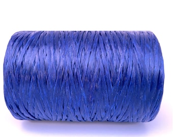 Kulay BLUE 300-Yard Spool Artificial Deer Sinew Waxed Poly Thread for Beading Craft and Sewing (1 Single Spool, 5-Ply, 8 Ounces)