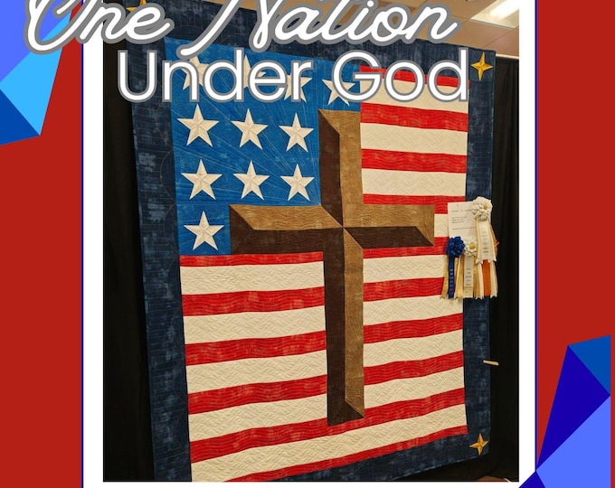One Nation Under God FPP Quilt Pattern PDF