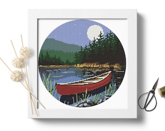 ミネソタ クロスステッチ 刺繍 PDF パターン ダウンロード モダン クロスステッチ 刺繍 デザイン ニードルポイント パターン クロスステッチ ボーダー