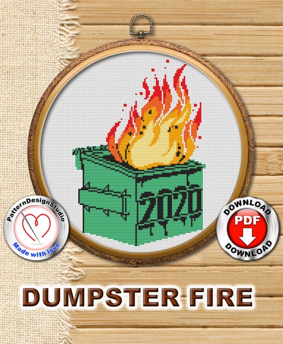 wallpapers 2020 Meme Dumpster Fire etsy