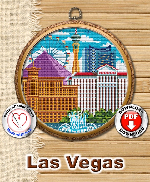 Etsy las vegas cross stitch graph vnamela