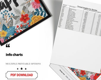 Fichiers Broderie Cuisine - 12 Motifs Mensuels Avec Citations - Version Numérique à Télécharger - Neuf