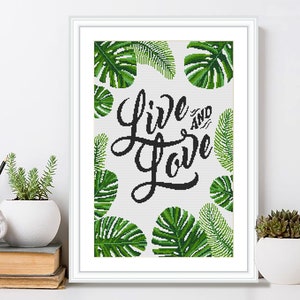 Motivation Quote cross stitch pattern | Counted Cross Stitch | Floral Quote Cross Stitch | Design Floral Wreath Text | DIY Wall Art #P329