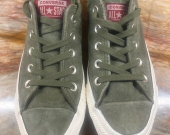 オリーブ☆ Pro Suede Converse Chuck Taylor All Star Nubuck Low Top Chuck