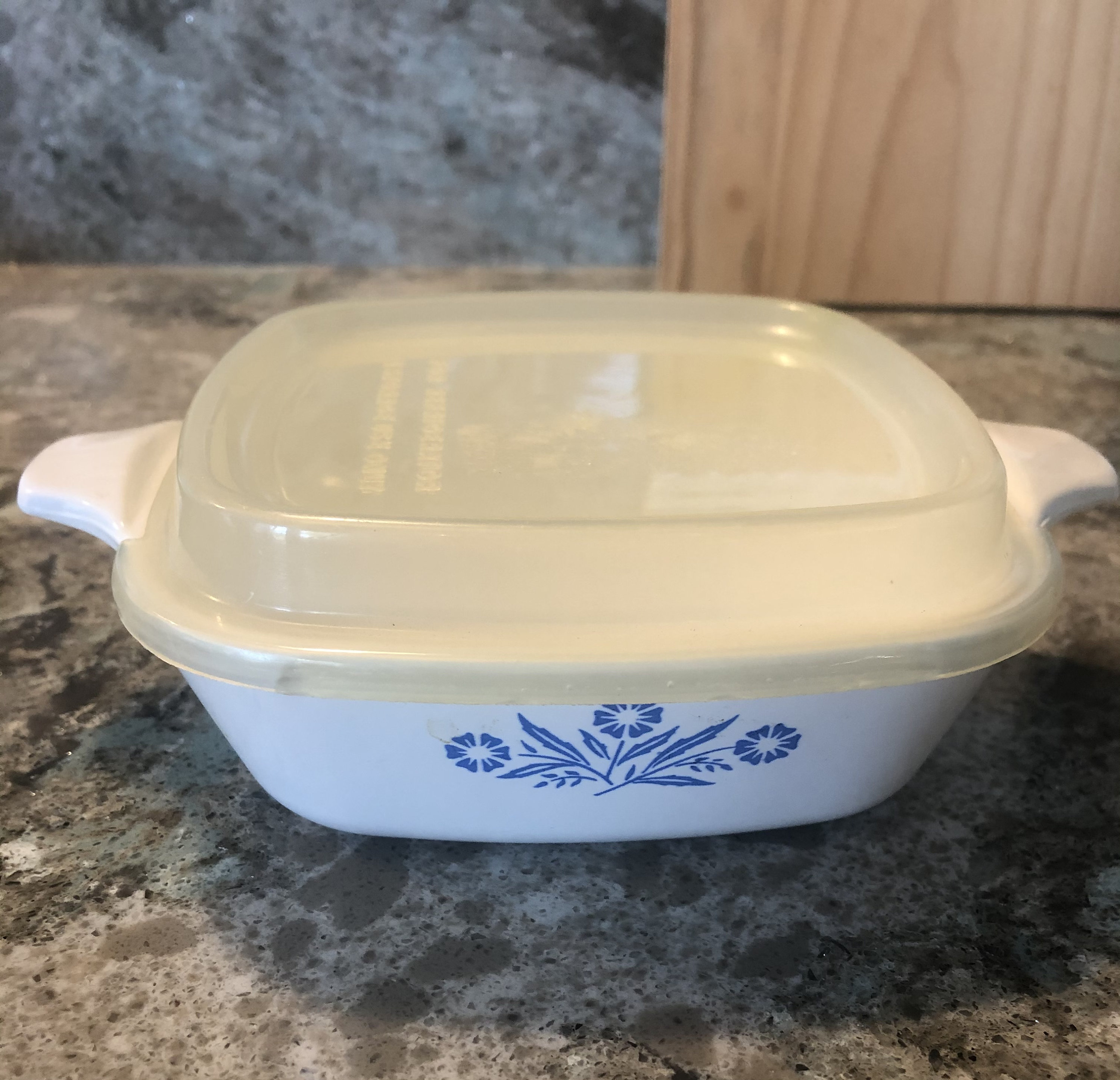 Corning Ware Blue Cornflower P41 B 12 oz bowl with lid Etsy