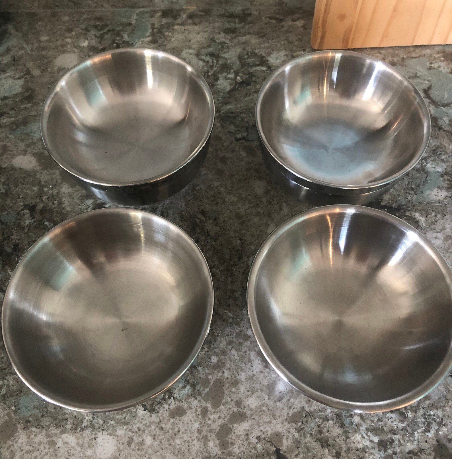 Stainless steel double wall insulated bowls set of 4 Etsy