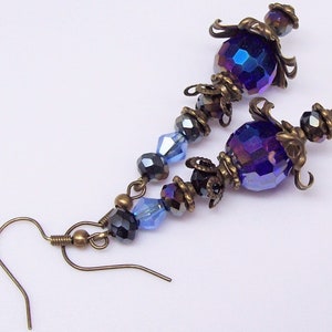 Vintage style Avant Garde dangle earrings Handmade Unique earrings antique Gifts for her