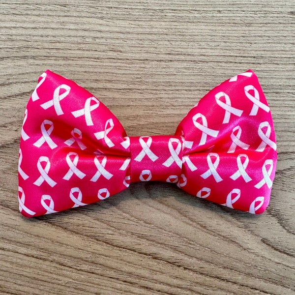 Pink Breast Cancer Awareness Dog Bow Tie / Cat Bow Tie