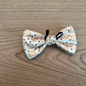 Chocolate Chip Cookie Pattern Dog Bow Tie / Cat Bow Tie image 2