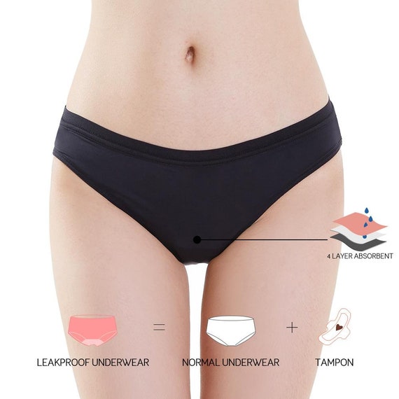 REUSABLE PERIOD PANTS Bikini Style Period Underwear Zero Waste