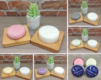 HANDMADE SHAMPOO BAR & Conditioner Bar Duo Set | Vegan Hair Care | Zero Waste Hair Care | Plastic Free Solid Shampoo And Conditioner Bars