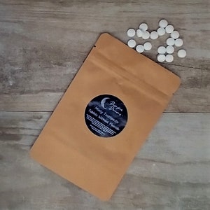 MINTY ZAHNPASTE TABLETTEN | Zahnpasta-Tabletten Ohne Fluorid | Zero Waste Zahnpasta | 100% natürlich | Vegan | Flouridfrei | Glutenfrei