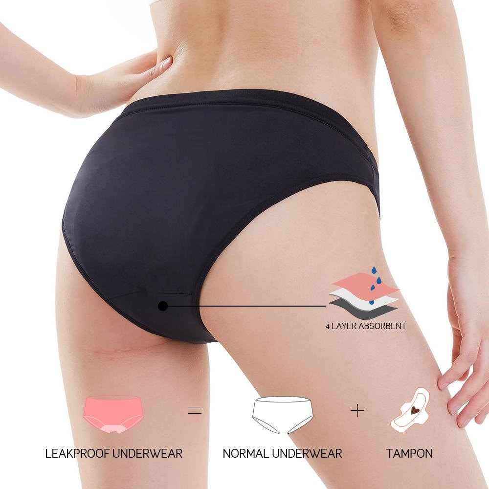 REUSABLE PERIOD PANTS Bikini Style Period Underwear Zero Waste Periods Good  Quality Menstrual Panties Incontinence Period Knickers -  Finland