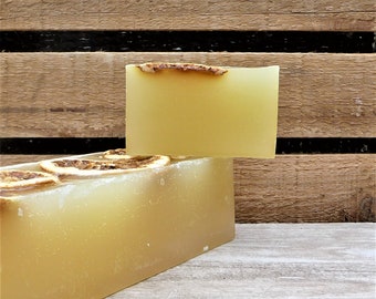 HANDMADE SOAP BAR | Orange & Lime Soap | Jojoba Oil Soap | Plastic Free Soap | Handcrafted Soap | Zero Waste Soap | Fruity Fragrance Soap