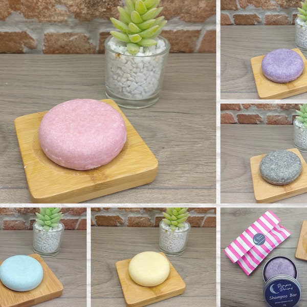 HANDMADE SHAMPOO BAR | Vegan Hair Care | Zero Waste Hair Care | Plastic Free Solid Shampoo Bars | Palm Oil Free Shampoo | Travel Tins