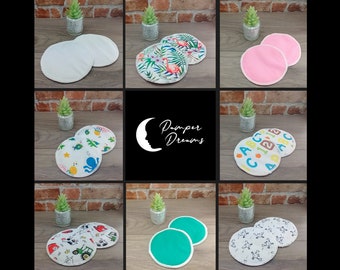 2 Eco-Friendly Reusable Nursing Breast Pads | Perfect Baby Shower & New Mother Gift | Zero Waste Baby Care