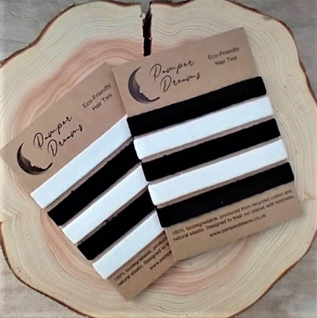 5 ZERO WASTE Hair Ties | Recycled Cotton & Natural Rubber  display picture 3