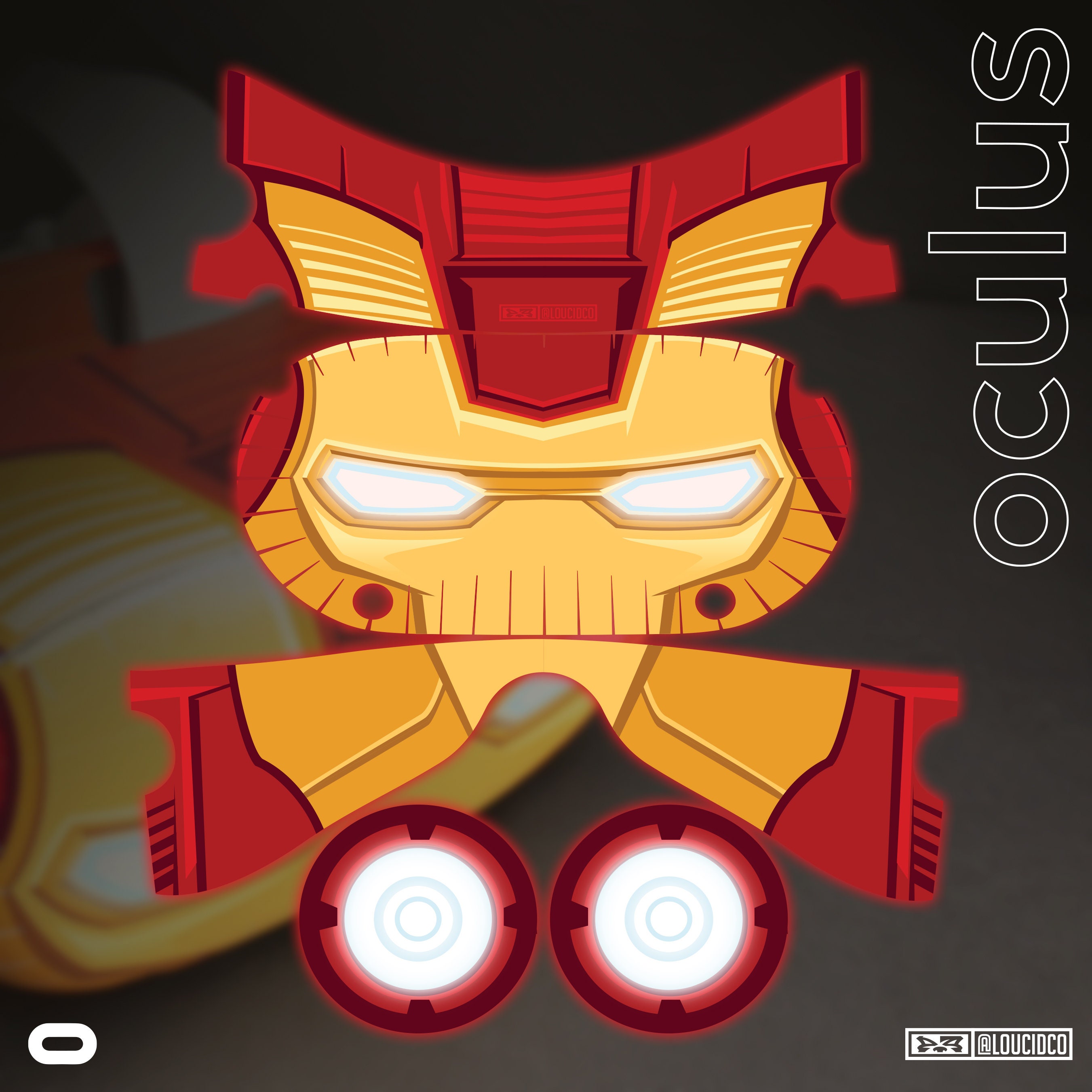 Iron Man Oculus Quest 2 Full Wrap Skin Decal VR Goggles Etsy