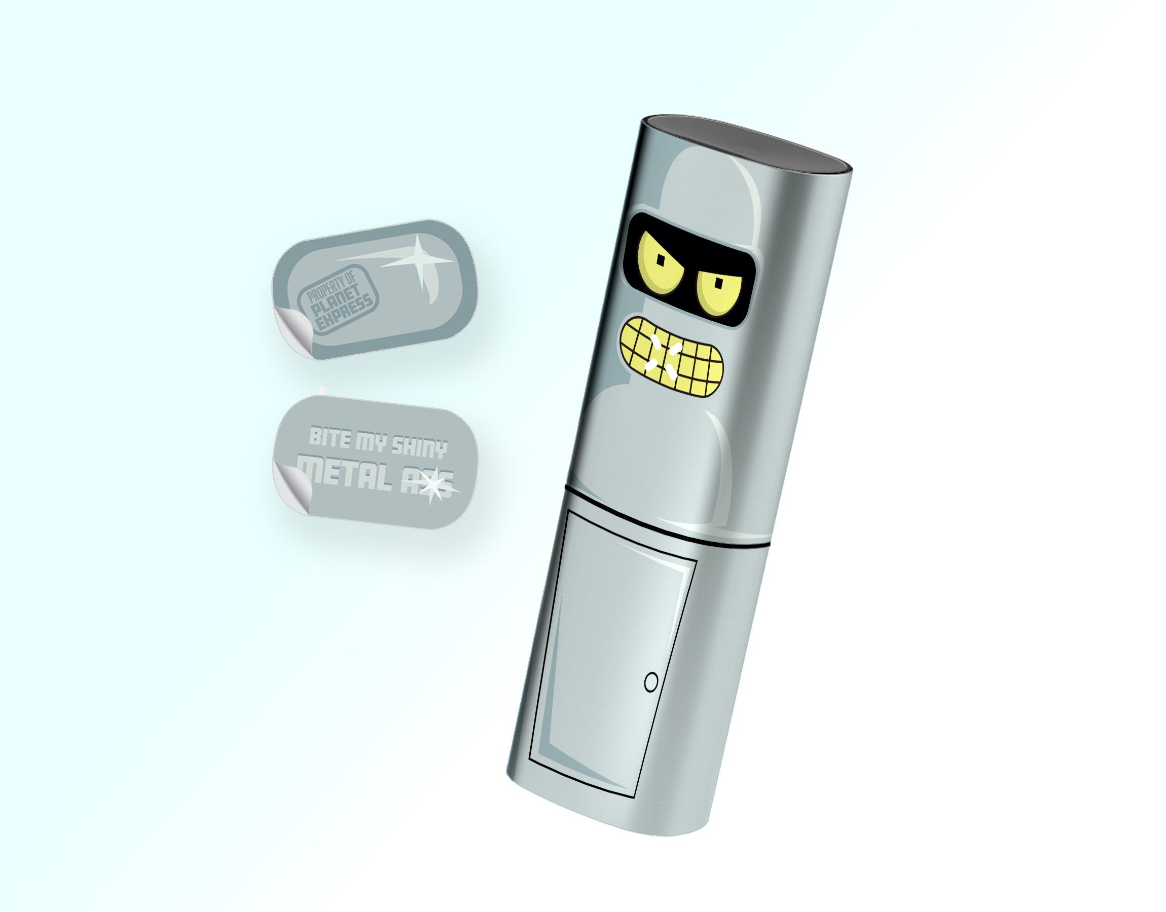 Bender Skin Decal Sticker para vaporizadores Pax 2 y Pax 3 Futurama Vinilo  de alta calidad Resistente al calor -  España