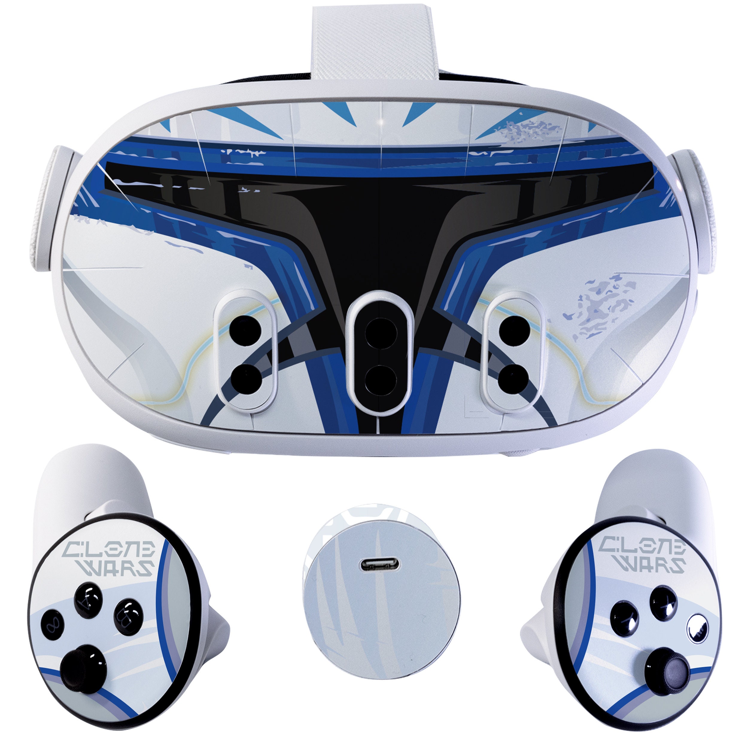 Câble de Charge 2 en 1 USB vers Double Type-C pour Casque VR PlayStation VR2  / PS5 - Maison Du Drone