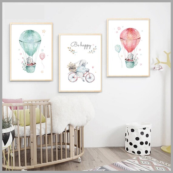 bunny artwork for nursery