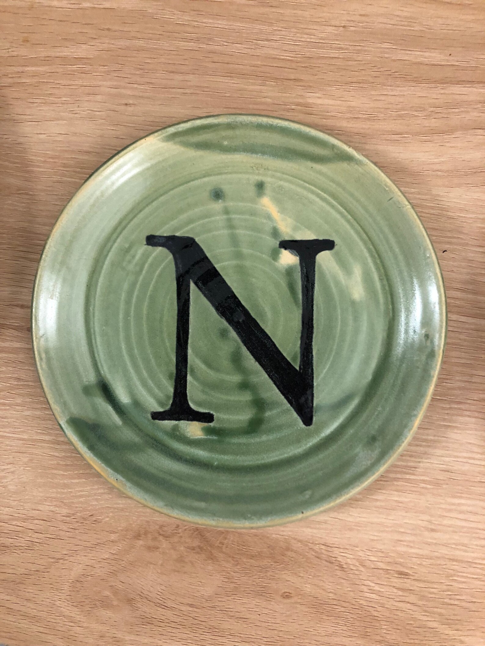 Custom Letter Plate Etsy