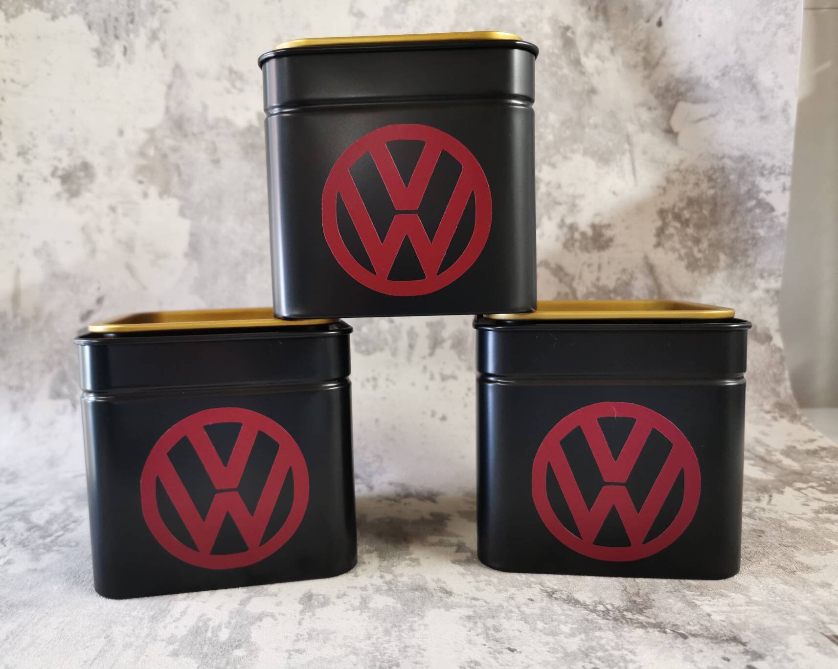 Personalised Camper Van Canisters Tea Coffee Sugar Any Colour Etsy UK