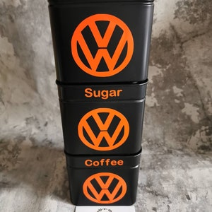 Caravan tea coffee sugar canisters sales