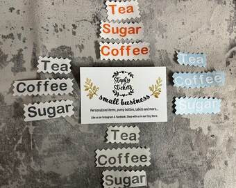 campervan tea coffee sugar