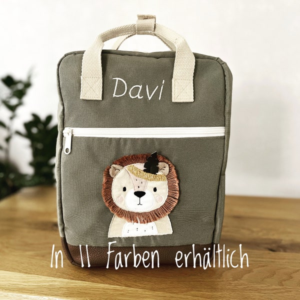 Kinderrucksack Löwe; Kindergartenrucksack