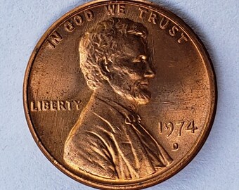 1974 D Penny
