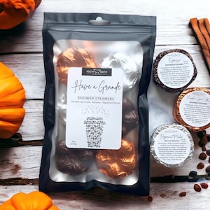 HAVE A GRANDE Coffee Shower Steamers ™ 6-pack, Coffee Lover Spa Gifts for Her, Gifts for women, Aromatherapy shower bombs