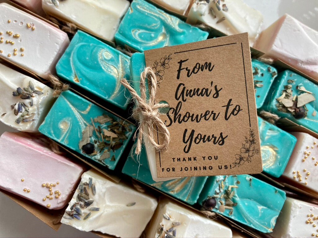 Handmade Soap Favors Bar Soaps Party Favors Soap Bridal Shower Etsy