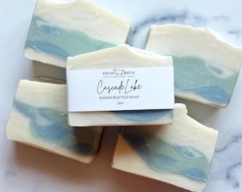Cascade Lake Artisan Soap | Handcrafted Handmade Soap for Men, Very Sexy for Men Men’s soap, gift for him, Natural Soap, Manly Soap Man Soap